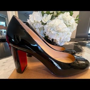 Christian Louboutin Black patent leather heels